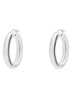 Thick Plain L oorringen van zilver - Zilver