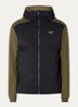 Atom gewatteerd jack met capuchon en ritszakken - Beige