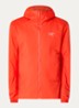Atom gewatteerd jack met capuchon en ritszakken - Rood