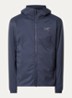 Atom gewatteerd jack met capuchon en ritszakken - Donkerblauw