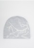 Bird Head muts in wolblend met logo - Lichtgrijs