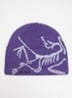 Bird Head muts in wolblend met logo - Blauw