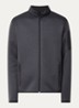 Covert sweatvest met ritszakken - Zwart