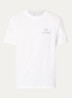 Kragg T-shirt met logo- en backprint - Wit