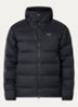 Thorium puffer jack met logoborduring - Zwart
