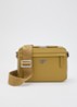 Business Regenerated crossbodytas van imitatieleer met afneembare schouderriem - Olijfgroen