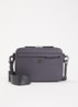 Business Regenerated crossbodytas van imitatieleer met afneembare schouderriem - Taupe