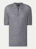 Fijngebreide pullover in zijdeblend met polokraag - Grijs