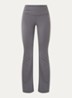 High waist flared fit trainingsbroek - Lichtgrijs