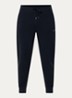 High waist tapered fit joggingbroek met steekzakken - Donkerblauw
