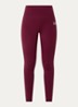 High waist trainingslegging met logo - Bordeauxrood