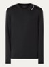 Longsleeve met logo - Zwart
