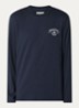 Longsleeve met logoprint - Donkerblauw