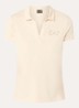 Polo met logo en strass - Beige