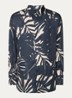 Regular fit overhemd met print - Donkerblauw