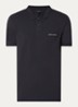 Regular fit polo met logo - Donkerblauw