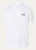 Regular fit polo met logo - Wit