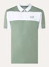 Regular fit polo met logo - Olijfgroen