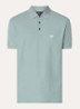 Regular fit polo met logo - Blauwgrijs