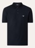 Regular fit polo met logo - Blauw