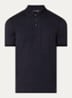 Regular fit polo met logo - Donkerblauw