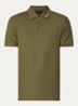 Regular fit polo met stretch - Bronsgroen