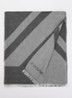 Sjaal met print en logo 135 x 75 cm - Zwart
