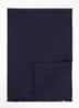Sjaal van scheerwol 180 x 39 cm - Donkerblauw