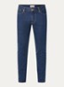 Skinny jeans met lichte wassing - Indigo