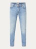 Skinny jeans met lichte wassing - Blauwgrijs