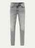 Slim fit jeans met donkere wassing - Blauwgrijs