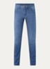 Slim fit jeans met donkere wassing - Blauwgrijs
