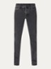 Slim fit jeans met medium wassing - Donkergrijs