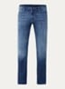 Slim fit jeans met steekzakken - Indigo