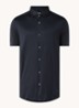 Slim fit overhemd  - Donkerblauw