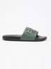Slipper met logo - Donkergroen