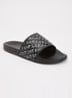 Slipper met logo - Antraciet