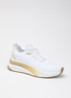 Sneaker met gebreid bovenwerk - Wit