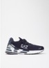 Sneaker met gebreid bovenwerk - Indigo