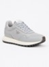 Sneaker met leren details - Lichtgrijs