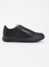 Sneaker met logo - Zwart