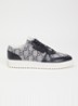 Sneaker met logoprint - Donkerblauw
