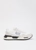 Sneaker suède details en logo - Gebroken wit