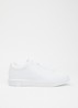 Sneaker van leer met logo - Wit