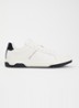 Sneaker van leer met suède details - Gebroken wit