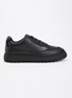 Sneaker van leer - Zwart