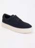 Sneaker van suède - Donkerblauw