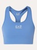 Sport bh met medium support en logo - Blauw