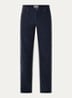 Straight fit chino van corduroy - Donkerblauw