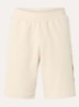 Straight fit korte broek met logo - Gebroken wit